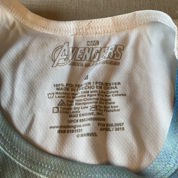 Marvel Hulk Graphic Tank Top - Green and Blue - Picture 4 of 4